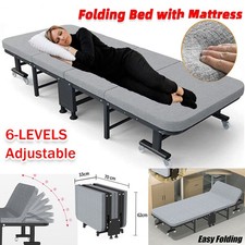 Folding Single Bed  & Mattress