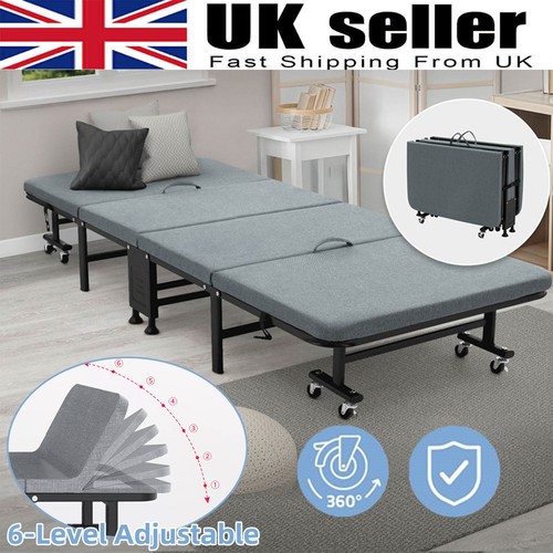 Folding single bed - single, large