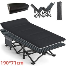 190cm Camping Cot Heavy Duty